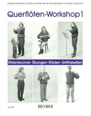Querflöten-Workshop 1: Flötentechnik - Übungen - Etüden - Grifftabellen (FLUTE TRAVERSIE)