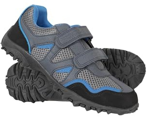 Mountain Warehouse Mars Kids Non Marking Shoes - Lightweight, Breathable, Comfortable, Hook & Loop Straps, Boys & Girls – for Spring Summer & Outdoors