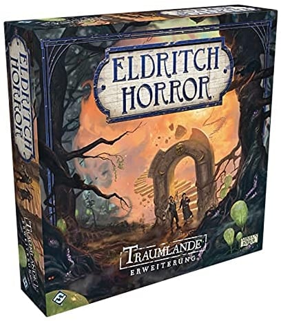 Fantasy Flight Games, Eldritch Horror – Traumlande, Erweiterung, Expertenspiel, Strategiespiel, 1-8 Spieler, Ab 14+ Jahren, 120+ Minuten, Deutsch, Mehrfarbig, Bunt