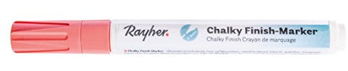 Rayher Hobby 35017258 Chalky Finish Marker, rosé, mit Ventil, ultramatte Acryltinte, hochdeckend, hochwertig, mit hohem Kreideanteil, der ultramatte Chalky-Kreidelook jetzt auch als Marker
