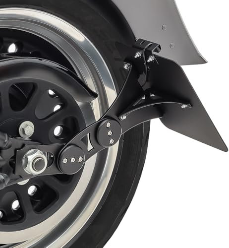 Seitlicher Kennzeichenhalter für Harley Davidson Heritage Softail Classic 08-17 schwarz