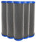 Lot de 5 Cartouches 2 en 1 Filtre à Eau 9 pouces 3/4 - Anti sédiments + Charbon actif 5 microns Filtre à Impuretés Fabriqué en France