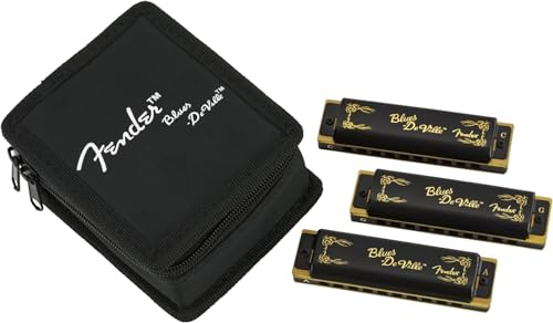Fender© Blues DeVille Harmonica, 3-Pack