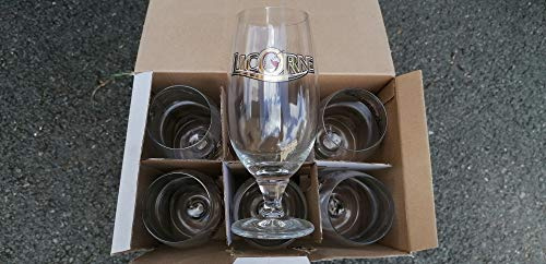 BLUE HAWAI LOT DE 6 VERRES 50 CL BIERE LICORNE - NEUF