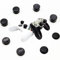 8pcs Joystick Grip para controlador Ps5 Ps4, silicona pulgar Grips Caps Cover Stick analógico para Playstation 5, Playstation 4 Controller, Xbox 360, Xbox One Controller (M 8pcs Negro)