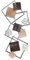 Generisch MF XXL Wanddeko QUADROX Wandschmuck 3D Bild Metalldeko Metall Metallbild Dekoration Wandbild Wandrelief