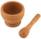 Mortero y maja, tazón para molinillo con martillo de varilla, triturador de ajo para salsa, molinillo de mano, triturador, utensilios de cocina(De madera)