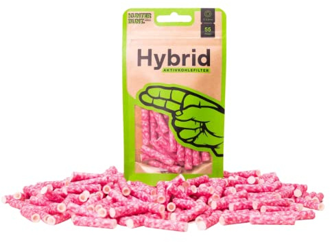 Hybrid Supreme Aktivkohlefilter Kunter Bunt 1er Bag (55 Filter) | 3 Farben auswahl |