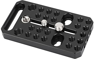 CAMVATE Multipurpose Cheese Plate with 1/4-20 & 3/8-16 Threads - 3329