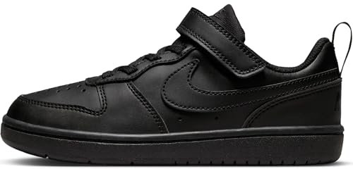 NIKE Court Borough Low Recraft (PS), Sneaker, Negro, 31.5 EU