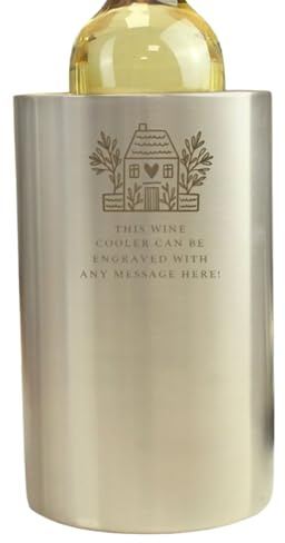 Engraved Wine Cooler. Personalised House Wine Cooler.