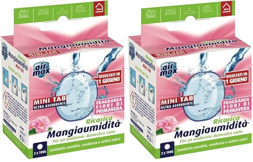 Air Max D0303 Mini tabs, Fiori di Primavera, 2x100gr (Confezione da 2)