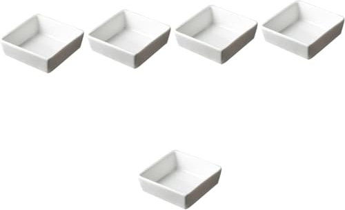 Dipschalen aus Keramik, 5 Stück, Saucen- und Würzschüssel, Gewürzbehälter, Keramik-Servierplatten, Dip-Becher, Snackschale, geteilte Saucenschalen, Mini-Schalen, Dip-Schüssel, Gewürzschalen im japanis