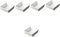 Dipschalen aus Keramik, 5 Stück, Saucen- und Würzschüssel, Gewürzbehälter, Keramik-Servierplatten, Dip-Becher, Snackschale, geteilte Saucenschalen, Mini-Schalen, Dip-Schüssel, Gewürzschalen im japanis