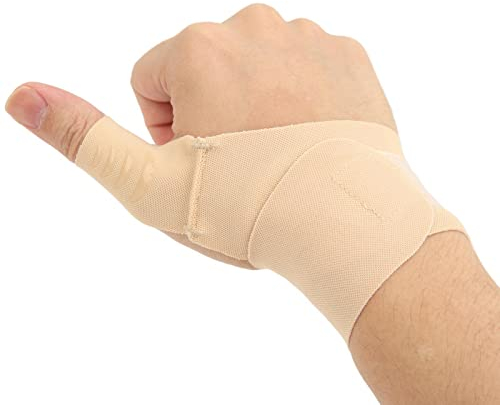 Handgelenk-Daumen-Stützbandage, Weich, Verstellbar, Kompressionshülsenschutz, Atmungsaktiv, mit Gel-Pads Zur Linderung von CMC-Gelenkschmerzen, Komfortable Arthritis, (Rechte Hand)