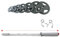Strongway® Olympic 50KG 70KG 100KG Tri Grip Weight Plates Sets with 6FT 7FT Barbell - 2 Inch (2) / 50mm Hole - Cast Iron Weight Lifting Bar (50KG SET + 6FT BAR)