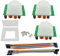 Ferwooh 3PCS HC-SR501 Infrared PIR Motion Sensor Human Body Sensor Module+ 3PCS Exclusive housing + Screwdriver + 20P Cable (10 x Female + 10 Male)