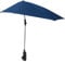 Sujurio Sombrilla de Playa Ajustable, Sombrilla Giratoria de 360 Grados con Abrazadera Universal, para Silla de Playa, Silla de Patio