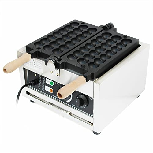 Commerciale Waffle Ball Maker, Acciaio inossidabile Commerciale Bolle Waffle Maker Macchina Antiaderente Padella 1500W per Commerciale e Casa