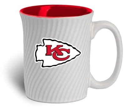 The Memory Company Lizenzierte NFL Swirl Tasse, Kansas City Chiefs, 425 ml
