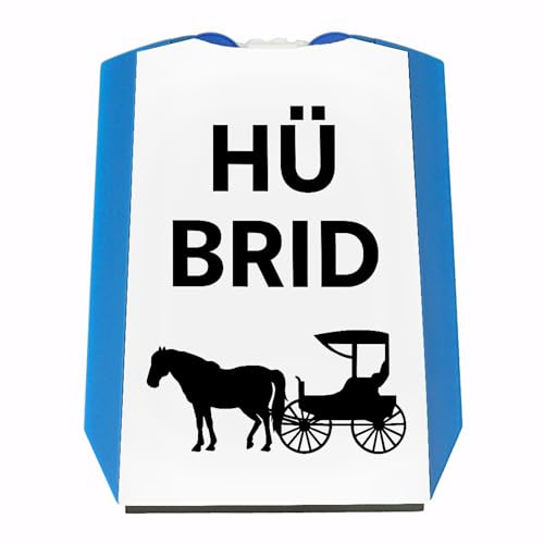 speecheese Pferd mit Kutsche Parkscheibe mit Spruch Hü Brid Parkplatz Garage Parken Hybrid Auto Fahrzeug
