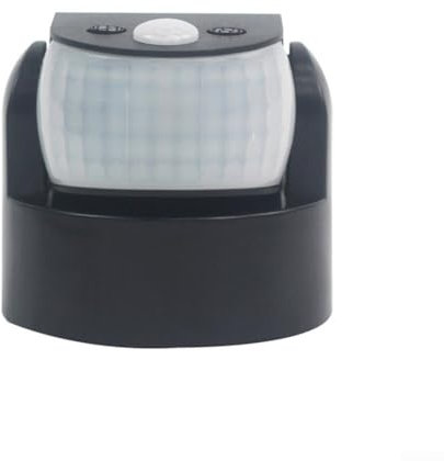 Motion Sensor IP65 Waterproof Infrared Motion Sensor Automatic Switch Light Outdoor Infrared for Outdoor(Black)