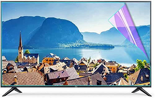 32-75 inch TV Screen Protector Anti Scratch Blue Light Filter Anti Glare Filter ?for LCD/LED/OLED QLED 4K HDTV/Transparent 32in (70in)