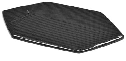 laiyonggr Carbon Fuel Tank Cap Gas Abdeckung Trim Aufkleber Fall Kompatibel for Lamborghini Aventador 2012-2014 Auto Zubehör