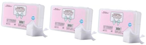 ASAKKURA Watte Pads Gesicht 3000 Stk Nagellack Aus Baumwolle Pads Zum Entfernen Von Nagellack Wattepads Gel-nagellack Nagellackentferner Kosmetische Pads Weiß