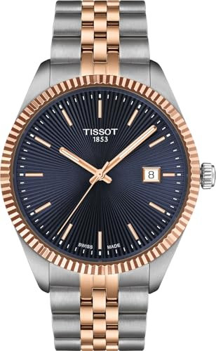Tissot Men's Analog Swiss Quartz Watch with Stainless Steel Strap T1564102204100