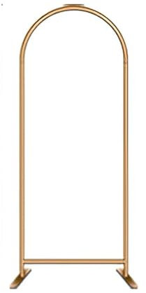 MOHUIED Arche de Jardin en Métal Support en Alliage d'aluminium for Arche, décorations, Cadre doré, argenté, Fleurs artificielles, décoration, Couverture en Tissu, Accessoires(Gold H180x80cm)