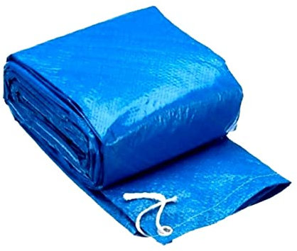 Runde Poolabdeckung 366cm Blau aus Pe Gewebe für Rahmen und Aufstellpools