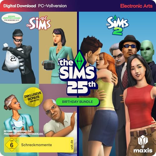 Die Sims 25th Birthday Bundle PCWin | Download Code EA App - Origin | Deutsch