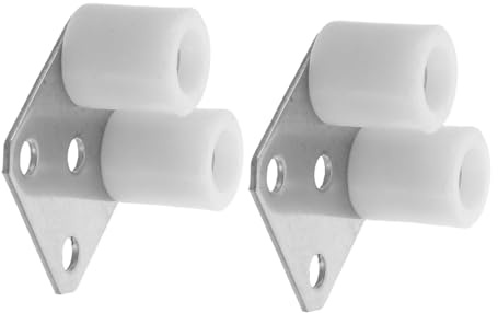 2 Stück Metall Türschienenrad für Motorisierte Rollladen Türen | Bodenführungsrolle, Antideviation Design, Einfache Montage, Glatte Führung, Langlebige Ausführung