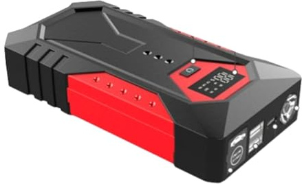 Wrtysully Arrancador BateríA Coche 12V, Banco EnergíA, Cargador Elevador BateríA Coche PortáTil 600A, Dispositivo Arranque, IluminacióN Arranque Emergencia AutomáTico