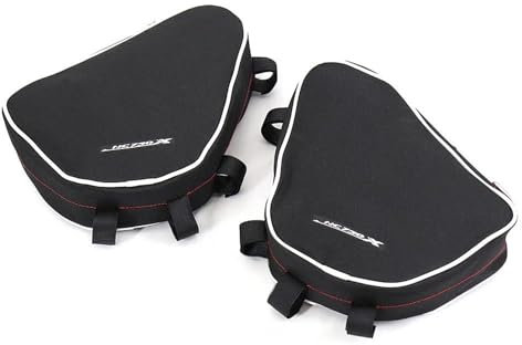 HHRDYY Borse per Barre di Protezione Telaio Moto per H&Onda NC700X NC700S NC750X NC750S Borsa Porta Attrezzi per Riparazione, Telaio Borsa da Sella