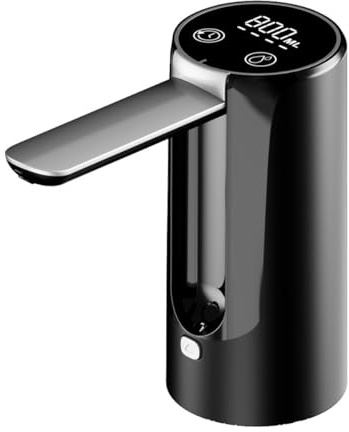 Ausi Water Bottles Pump: Electric Water Dispenser with Three Gears, Portable Bottle Dispenser, Foldable, for Home Office Kitchen Camping