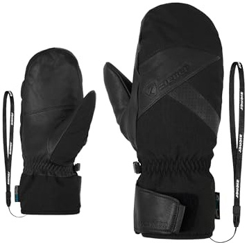 Ziener Herren GETTERO-Z Ski-Fäustling/Wintersport | wasserdicht, Wolle, Thermoshield, Black, 9