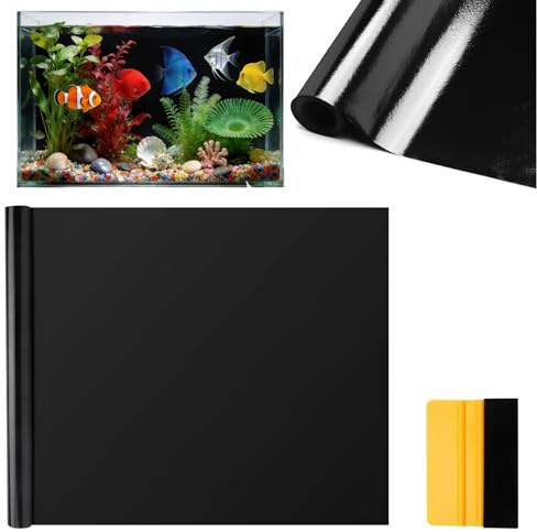 JYYWTSI Aquarium Hintergrund, Statisch Haftender Aquariumhintergrund, 40 x 200 cm Aquarium Folie Rückwand, PVC Aquarium-Aufkleber-Hintergrund Aquarium Rückwandfolie Selbstklebend für Aquarium Tapete