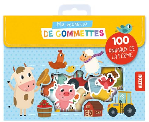 Ma pochette de gommettes - 100 Animaux de la ferme