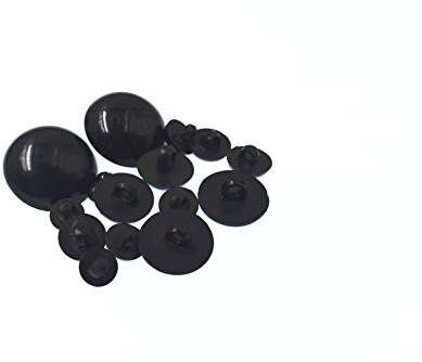 RayLineDo 8 Pairs (16PCS) Kunststoff Nase und Augen zum Nähen Crafting Buttons Puppet Bär Puppe Tier Spielzeug Herstellung