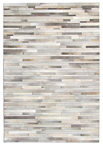 Vip-leather NEU KUHFELL Patchwork Teppich Cod 920 (120 cm x 180 cm)