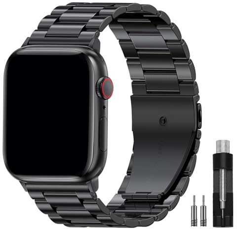 EPULY Metal Band Compatible with Apple Watch Bands for Men 42/44/45/46/49mm