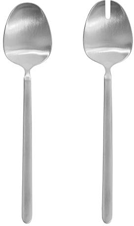 Blomus 63952 Salatbesteck-63952 Salatbesteck, Edelstahl gebürstet