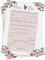 25 x Karten Boho für Hochzeitsspiel LÜCKENTEXT Gästebuch Karten