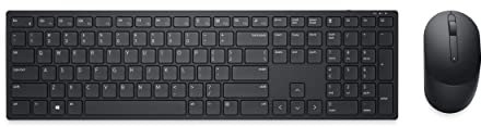 Dell KM5221W clavier RF sans fil QWERTY Nordique Noir