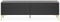 Selsey TV Schrank Board Sideboard Fernsehtisch Fernsehschrank 140 cm Goldene Beine Schwarz Lammelo