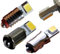 9x LED Leuchtmittel 10-24V MS4 / BA5S / E5.5 Fassung weiß Modellbahn Volt Glühbirne AC DC bei ca. 30 Lumen (warmweiß, MS4)