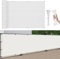 Brise-Vue pour Balcon 700 x 30 cm HDPE 220 G/M², Résistant Aux UV, Filet d'ombrage Clôture D'Ombrage, avec Attaches Câble et Cordons, pour Terrasse Jardin, Blanc