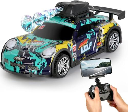 OBEST Remote Control Cars with Camera for 6 7 8 9 10 Year Old Boys & Adults, 2.4Ghz Off-road RC Racing Cars Toys for Kids Children with APP Control, Birthday Chirstmas Gifts